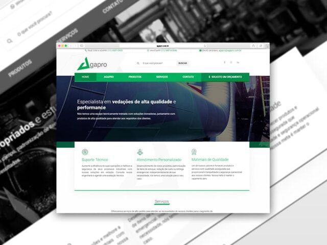 Criação de Site Profissional Agapro