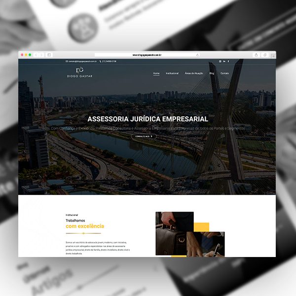 O prejeto Diogo Gaspar Advocacia