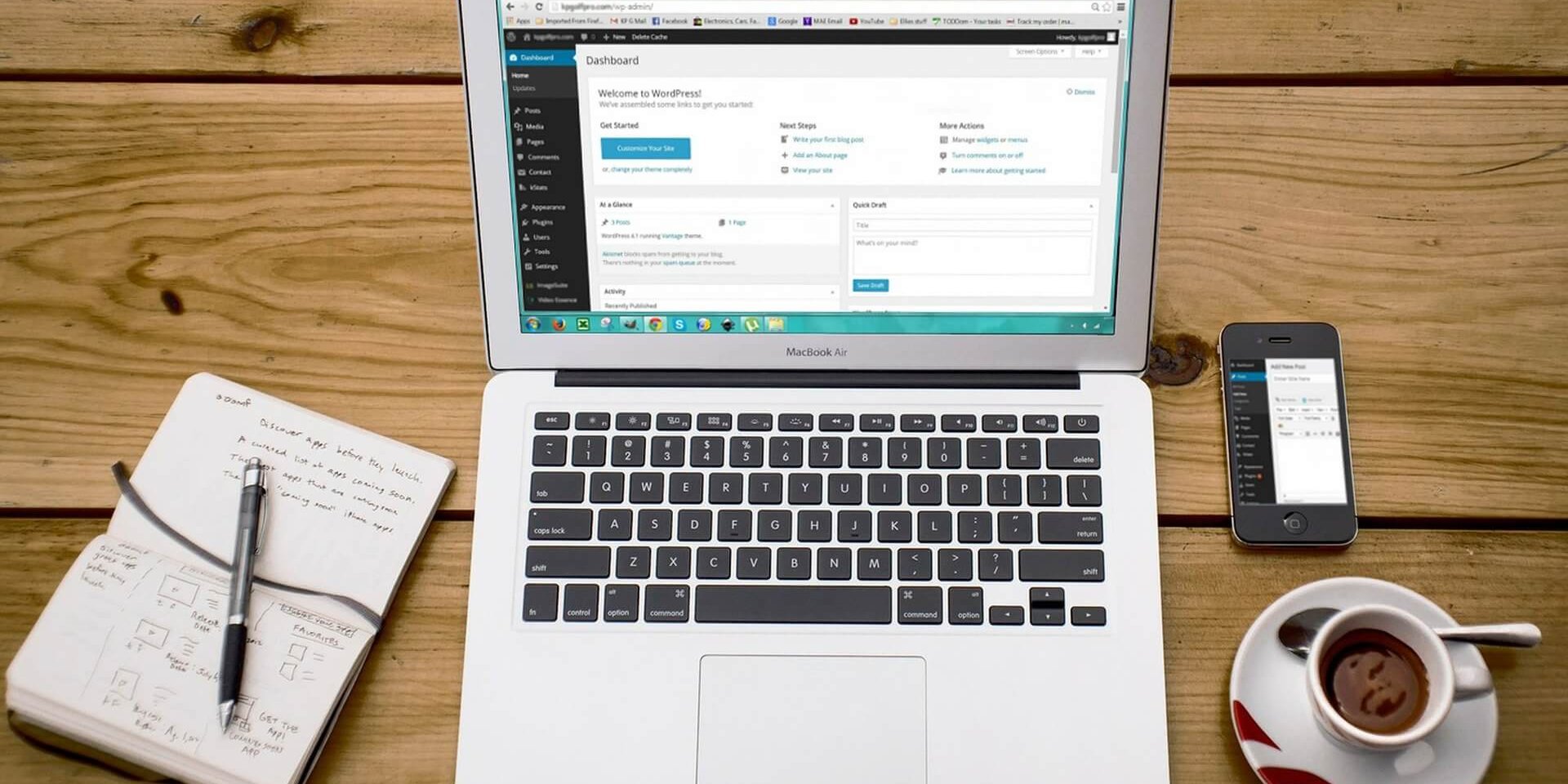 Site Institucional em WordPress